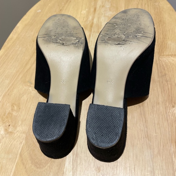 Black heeled mules from Park - Picture 2 of 5